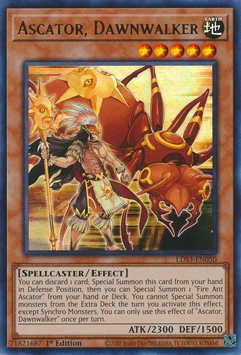 Image for Ascator, Dawnwalker (LDS3-EN050) (LDS3) - YuGiOh