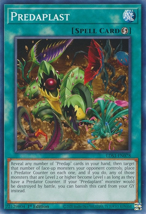 Image for Predaplast (LDS3-EN078) (LDS3) - YuGiOh