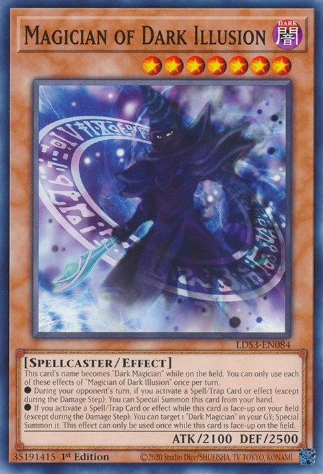 Image for Magician of Dark Illusion (LDS3-EN084) (LDS3) - YuGiOh