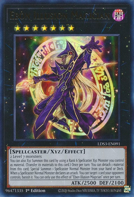 Image for Ebon Illusion Magician (LDS3-EN091) (LDS3) - YuGiOh