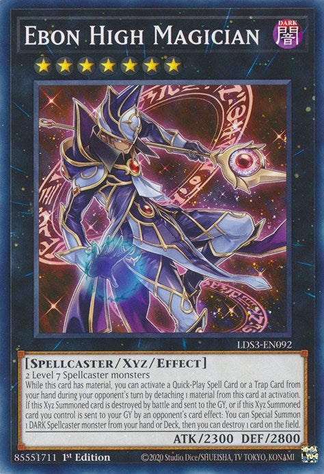 Image for Ebon High Magician (LDS3-EN092) (LDS3) - YuGiOh