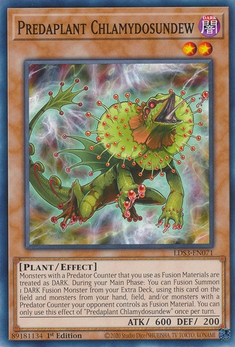 Image for Predaplant Chlamydosundew (LDS3-EN071) (LDS3) - YuGiOh