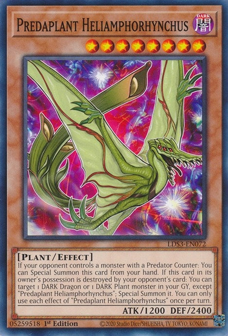 Image for Predaplant Heliamphorhynchus (LDS3-EN072) (LDS3) - YuGiOh