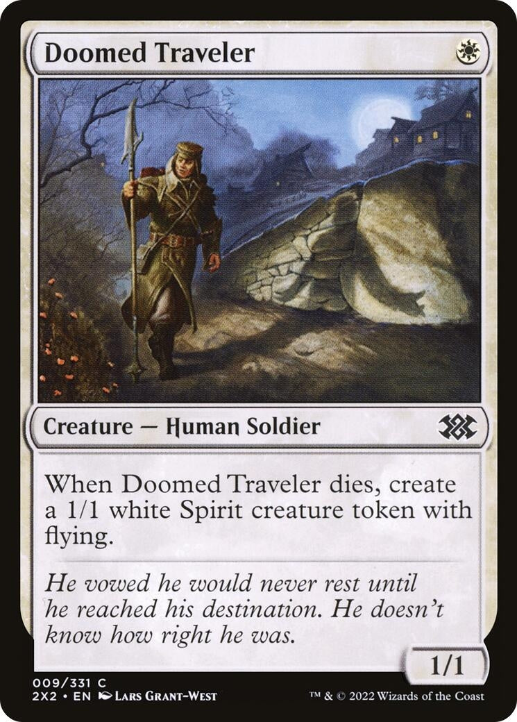 Image for Doomed Traveler (9) (Double Masters 2022) - Magic: The Gathering