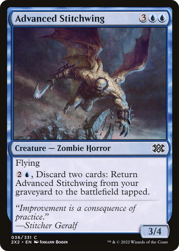 Image for Advanced Stitchwing (36) (Double Masters 2022) - Magic: The Gathering