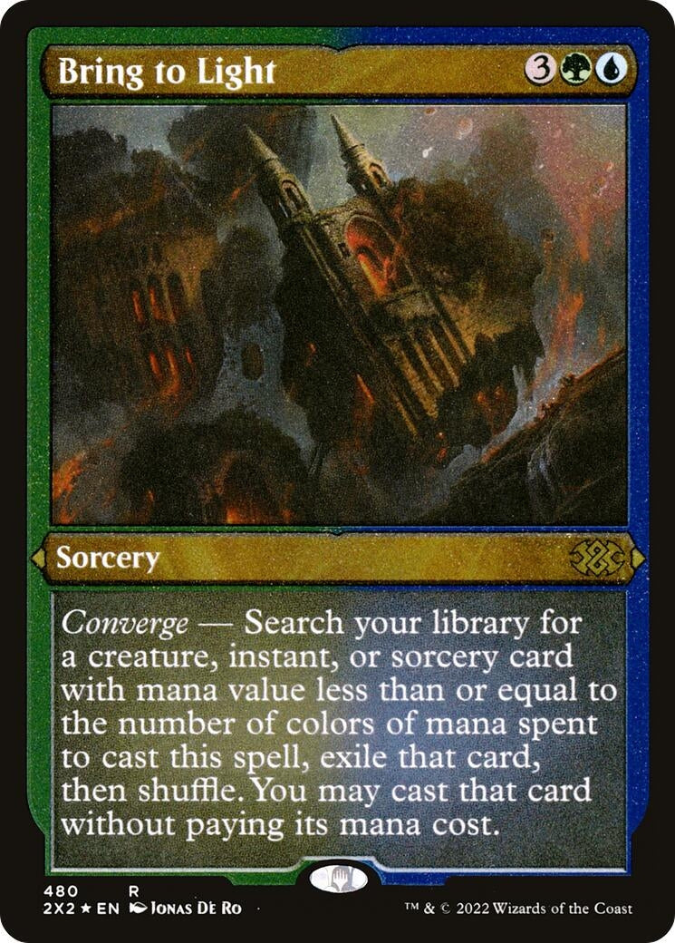 Image for Bring to Light (Foil Etched) (480) (Double Masters 2022) - Magic: The Gathering