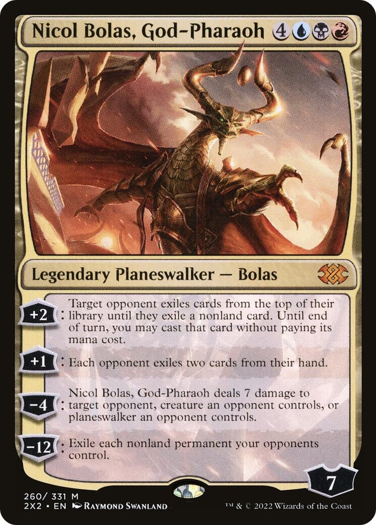 Image for Nicol Bolas, God-Pharaoh (260) (Double Masters 2022) - Magic: The Gathering