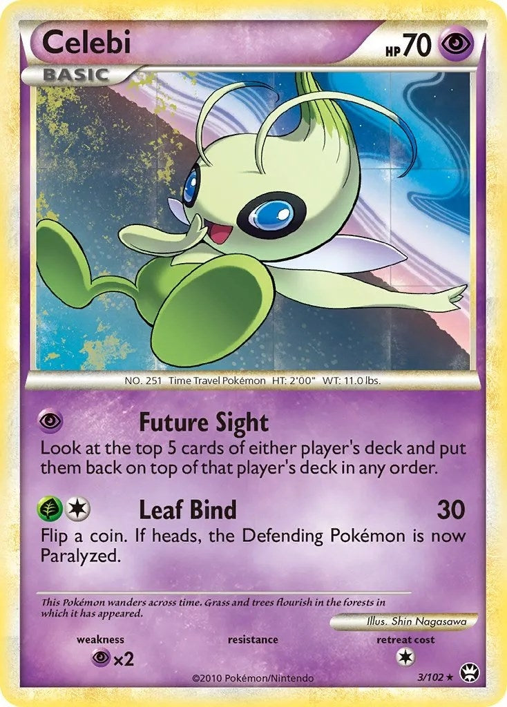 Image for Celebi - 3/102 (Non-Holo Movie Exclusive) (3/102) (TM) - Pokemon