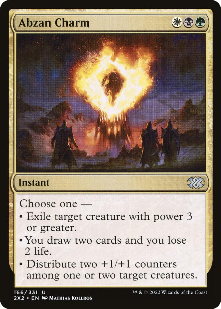 Image for Abzan Charm (166) (Double Masters 2022) - Magic: The Gathering