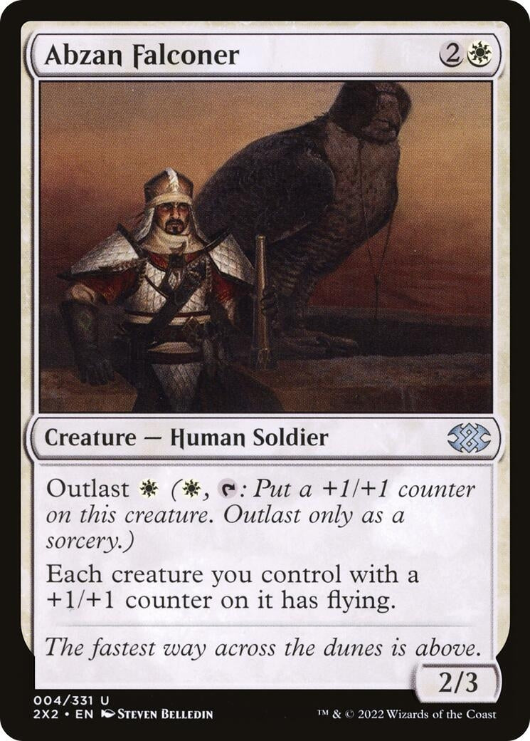 Image for Abzan Falconer (4) (Double Masters 2022) - Magic: The Gathering