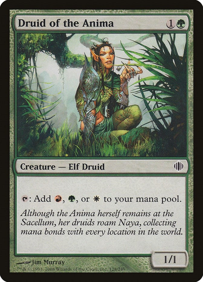 Image for Druid of the Anima (128) (Shards of Alara) - Magic: The Gathering