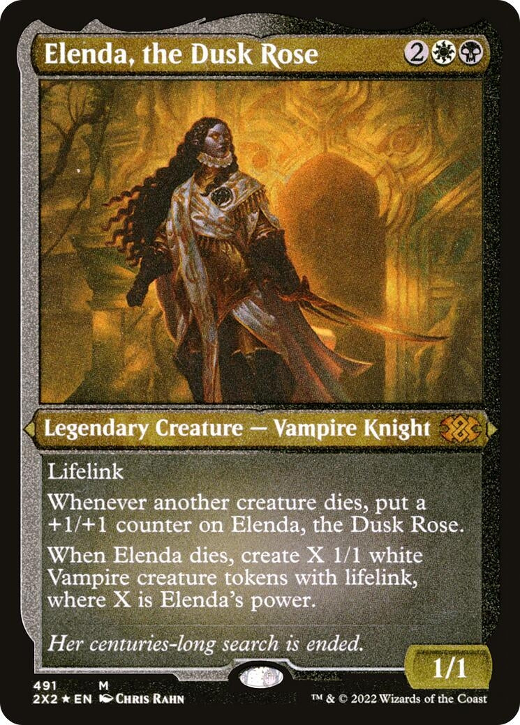 Image for Elenda, the Dusk Rose (Foil Etched) (491) (Double Masters 2022) - Magic: The Gathering