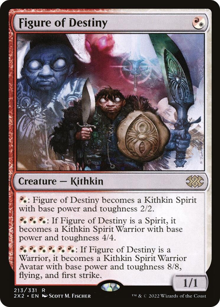 Image for Figure of Destiny (213) (Double Masters 2022) - Magic: The Gathering