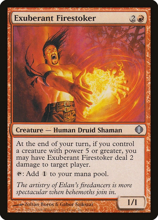 Image for Exuberant Firestoker (99) (Shards of Alara) - Magic: The Gathering