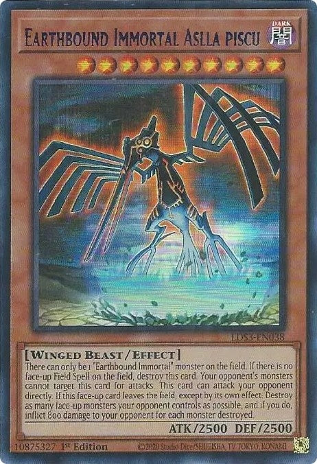 Image for Earthbound Immortal Aslla Piscu (Blue) (LDS3-EN038) (LDS3) - YuGiOh