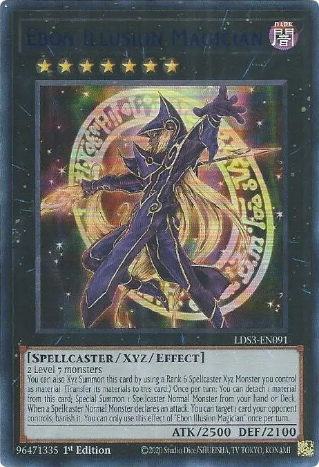 Image for Ebon Illusion Magician (Blue) (LDS3-EN091) (LDS3) - YuGiOh