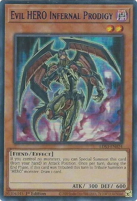 Image for Evil HERO Infernal Prodigy (Blue) (LDS3-EN024) (LDS3) - YuGiOh