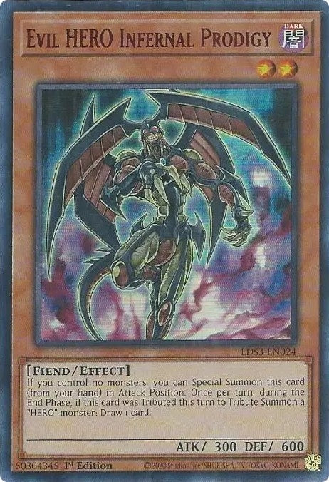Image for Evil HERO Infernal Prodigy (Red) (LDS3-EN024) (LDS3) - YuGiOh