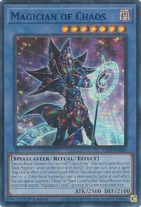 Image for Magician of Chaos (Blue) (LDS3-EN089) (LDS3) - YuGiOh