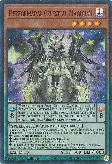 Image for Performapal Celestial Magician (Red) (LDS3-EN130) (LDS3) - YuGiOh