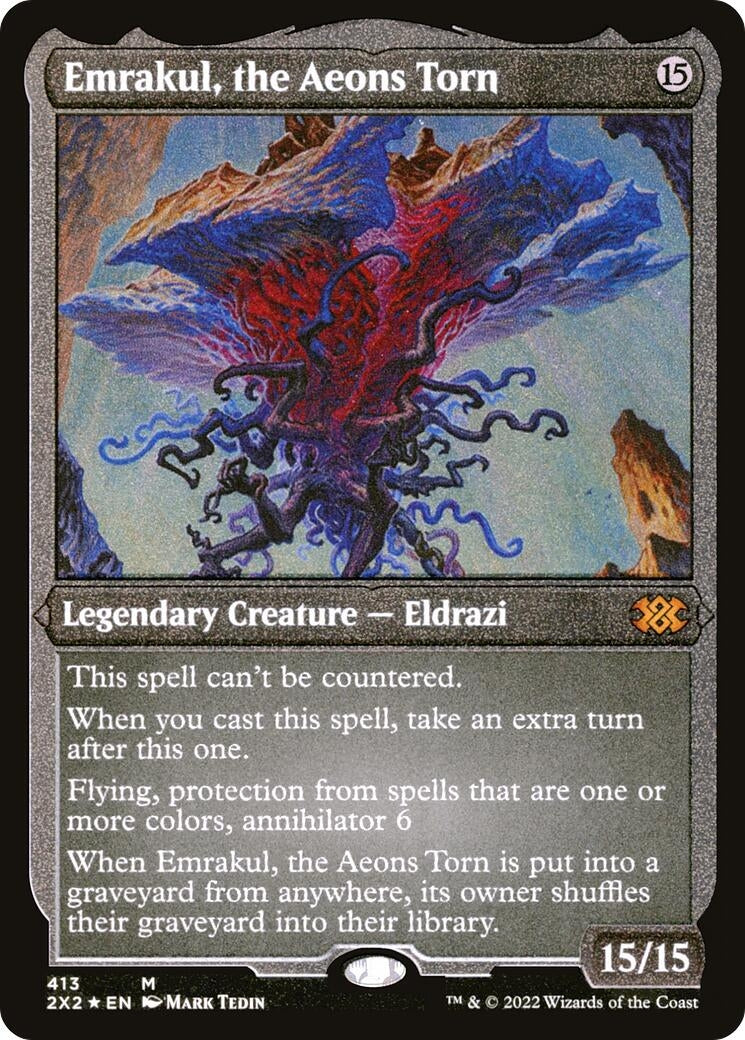 Image for Emrakul, the Aeons Torn (Foil Etched) (413) (Double Masters 2022) - Magic: The Gathering