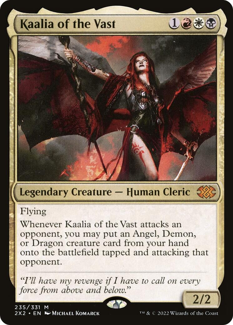 Image for Kaalia of the Vast (235) (Double Masters 2022) - Magic: The Gathering