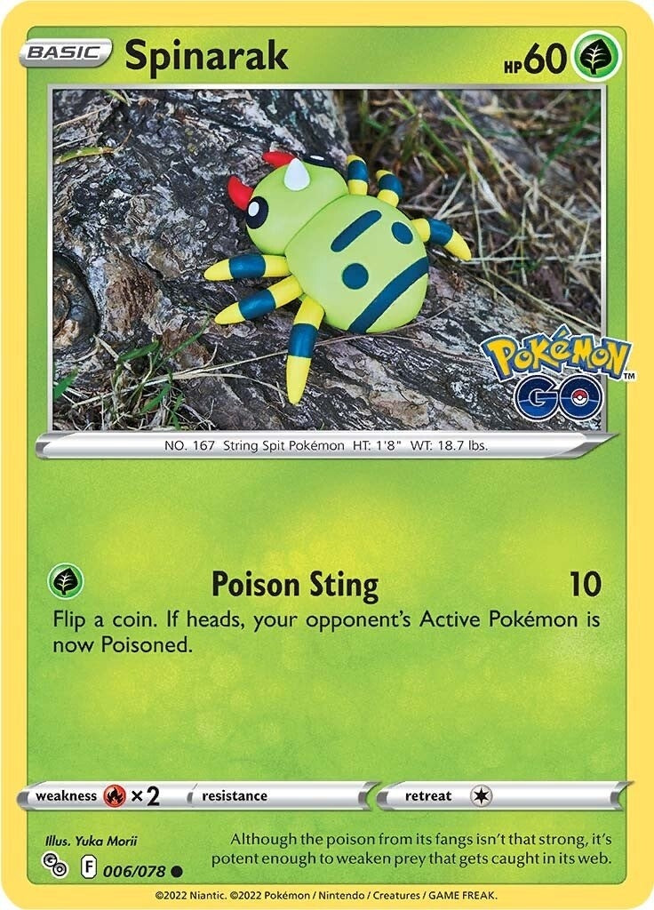 Image for Spinarak (006/078) (PGO) - Pokemon