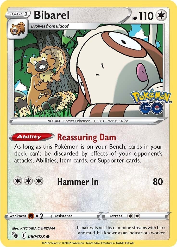 Image for Bibarel (060/078) (PGO) - Pokemon
