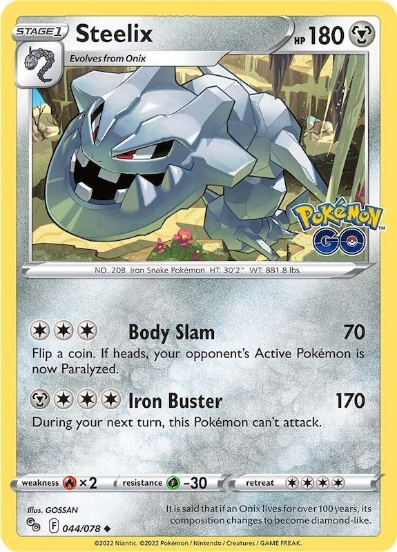 Image for Steelix (044/078) (PGO) - Pokemon