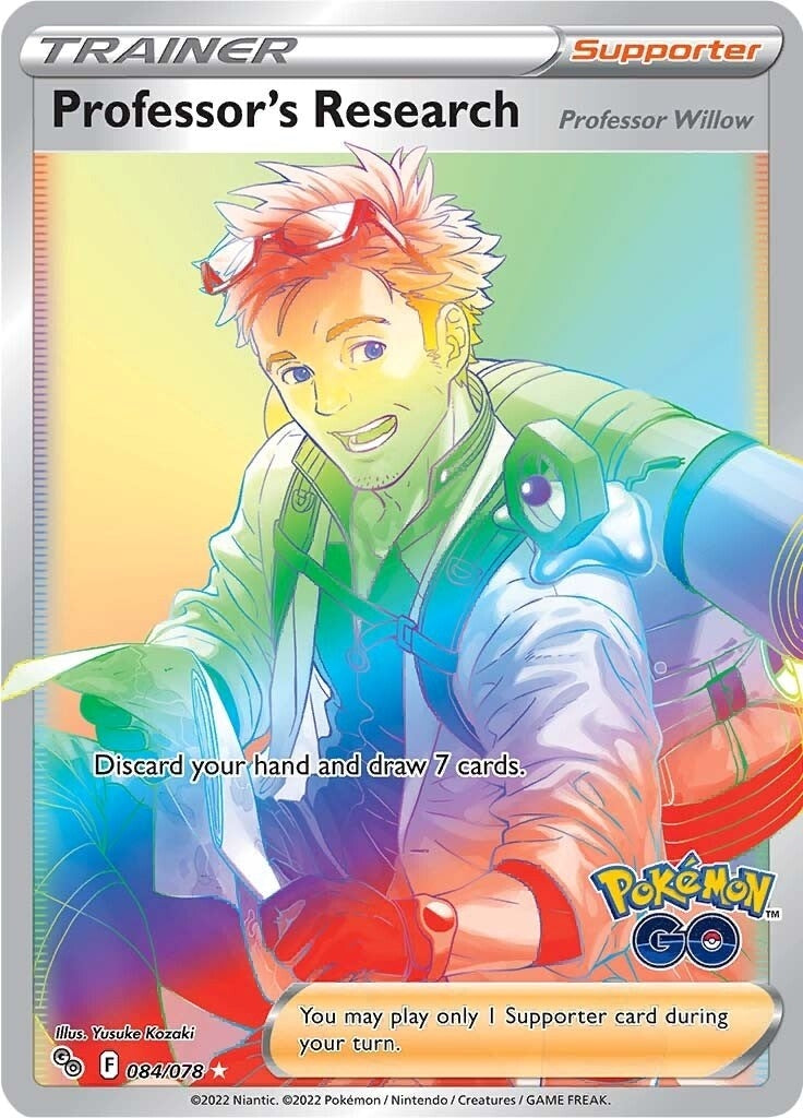 Image for Professor's Research (Secret) (084/078) (PGO) - Pokemon