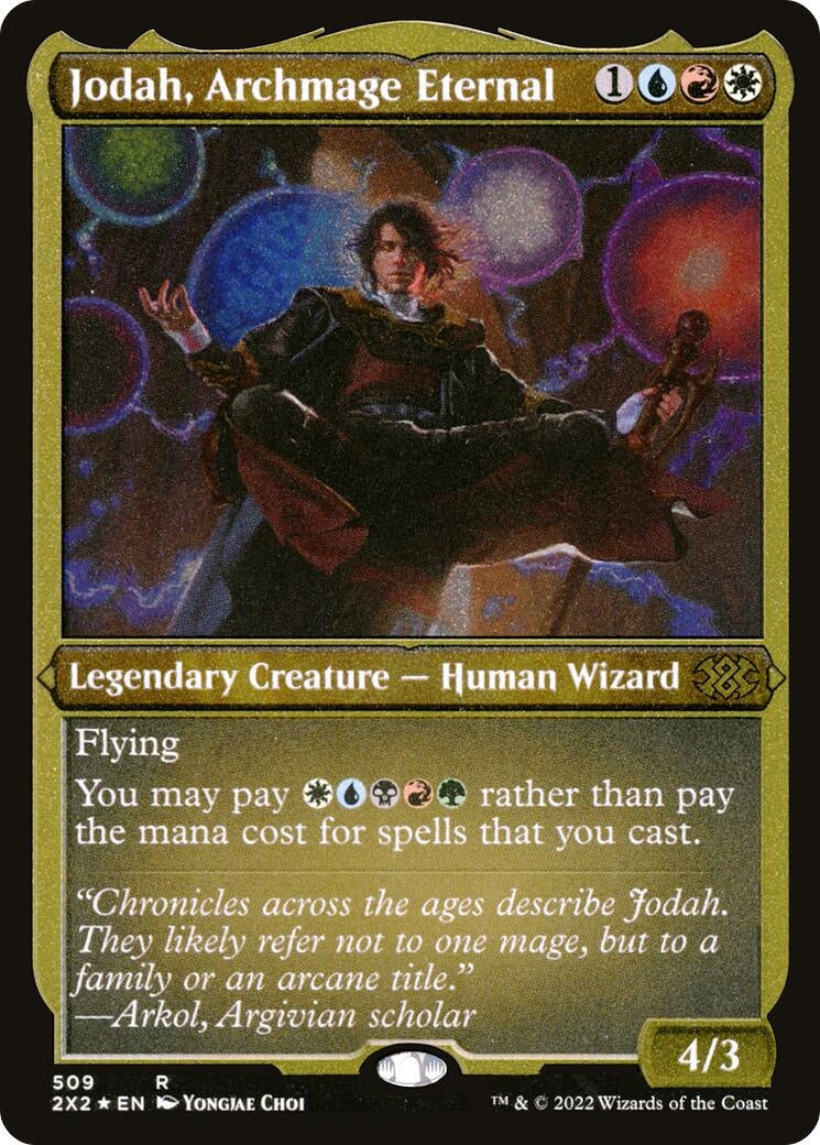 Image for Jodah, Archmage Eternal (Foil Etched) (509) (Double Masters 2022) - Magic: The Gathering