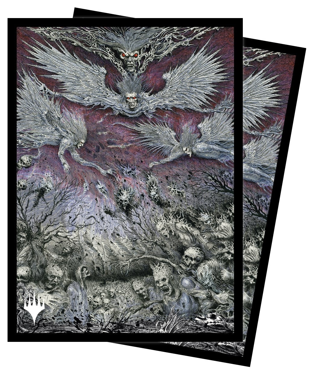 Image for Double Masters 2022 Damnation (V3) Standard Deck Protector sleeves for Magic (100-Pack) - Card Sleeves