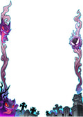 Image for Small Call of the Haunties Border Oversleeves (70-Pack) - Card Sleeves