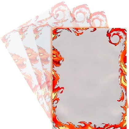 Image for Imperium Duelist Border Sleeves: Fire Dragon (60-Pack) - Card Sleeves