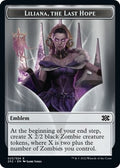 Image for Emblem - Liliana, the Last Hope // Spirit (002) Double-Sided Token (23 // 2) (Double Masters 2022) - Magic: The Gathering