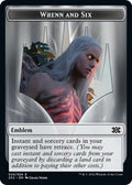 Image for Emblem - Wrenn and Six // Spirit (008) Double-Sided Token (24 // 8) (Double Masters 2022) - Magic: The Gathering
