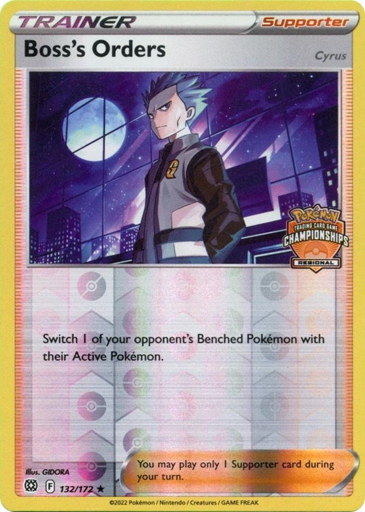 Image for Boss's Orders - 132/172 (Regional Championships) (132/172) (PR) - Pokemon