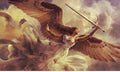 Image for GamerMats Playmat - White Angel (Premium Black Stitched) - Playmats