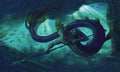Image for GamerMats Playmat - Merfolk (Premium White Stitched) - Playmats