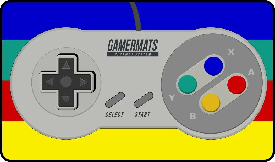 Image for GamerMats Playmat - Controller 2 Rainbow - Playmats