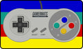 Image for GamerMats Playmat - Controller 2 Rainbow (Premium White Stitched) - Playmats
