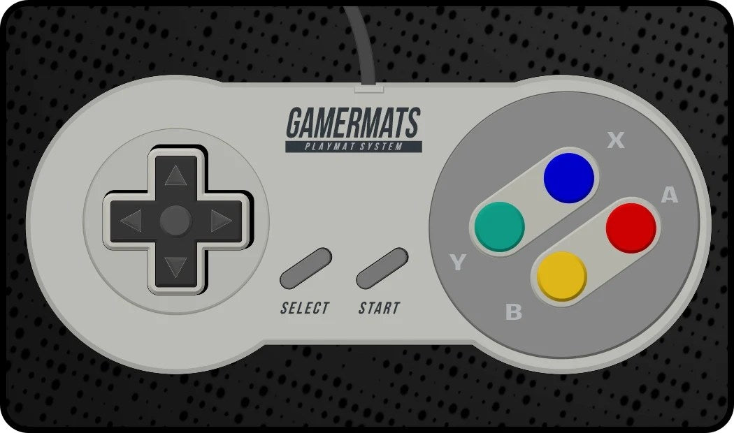 Image for GamerMats Playmat - Controller 2 (Premium Black Stitched) - Playmats