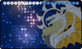 Image for GamerMats Playmat - Digimon Compatible White Dragon (Premium Black Stitched) - Playmats