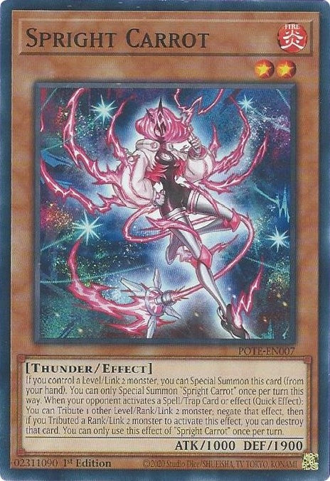 Image for Spright Carrot (POTE-EN007) (POTE) - YuGiOh
