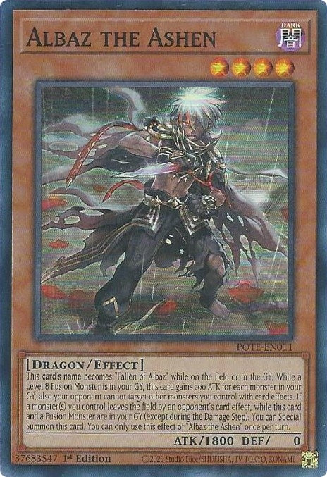 Image for Albaz the Ashen (POTE-EN011) (POTE) - YuGiOh