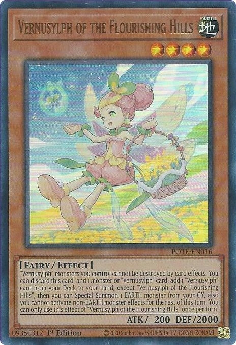 Image for Vernusylph of the Flourishing Hills (POTE-EN016) (POTE) - YuGiOh