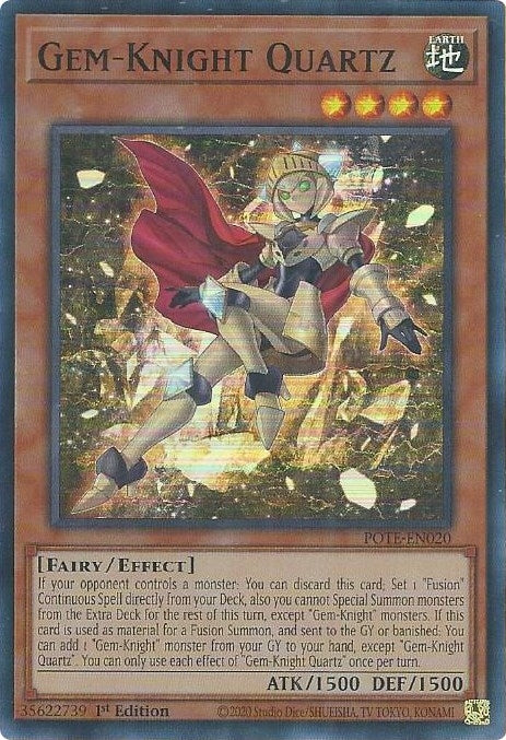 Image for Gem-Knight Quartz (POTE-EN020) (POTE) - YuGiOh
