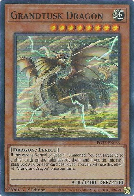 Image for Grandtusk Dragon (POTE-EN033) (POTE) - YuGiOh