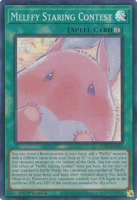 Image for Melffy Staring Contest (POTE-EN063) (POTE) - YuGiOh