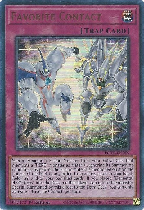 Image for Favorite Contact (POTE-EN069) (POTE) - YuGiOh